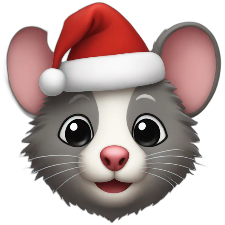 possum santa claus emoji