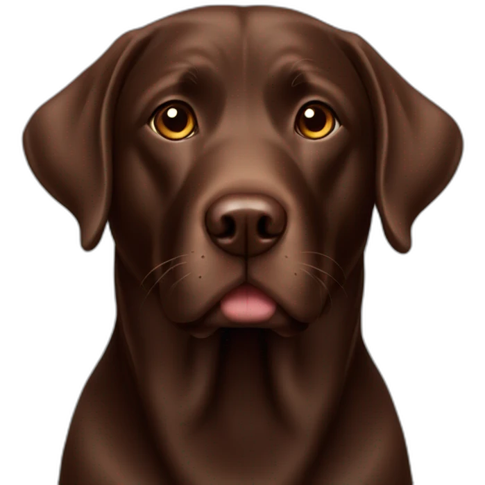 chocolate lab emoji