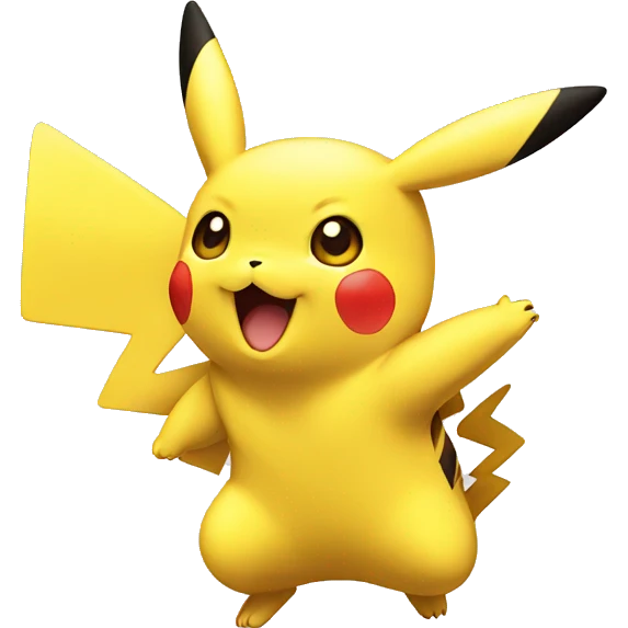 Pikachu charging emoji