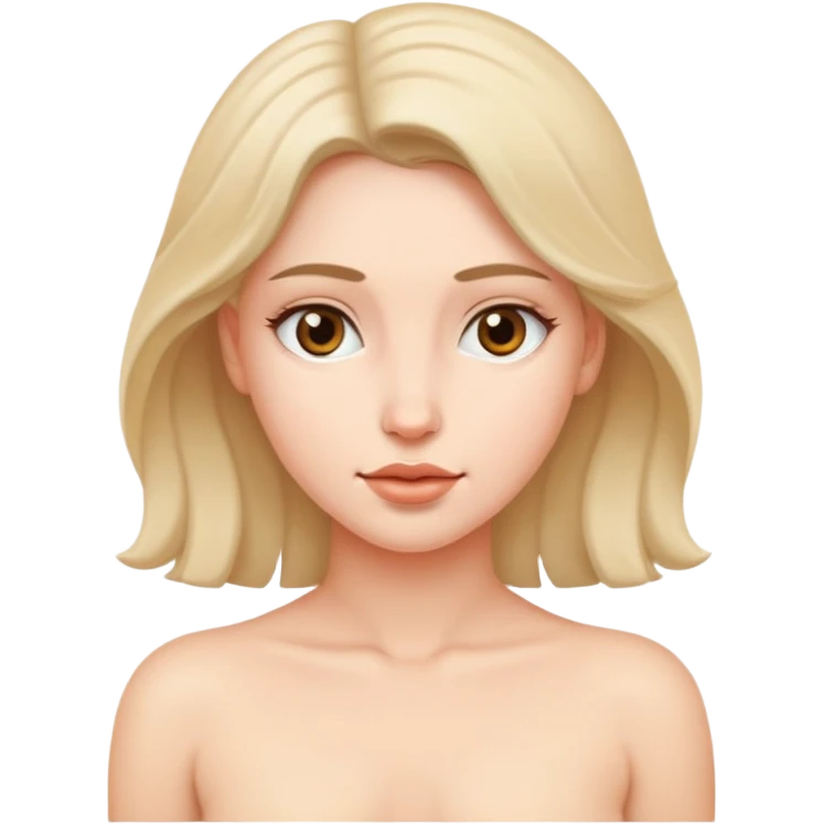 Голая женщина  emoji