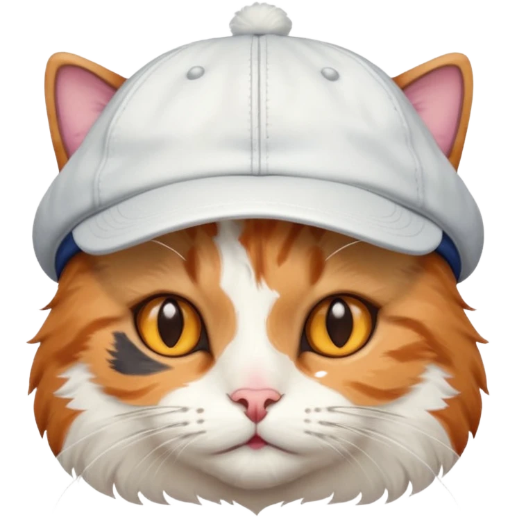Cat wearing cap emoji