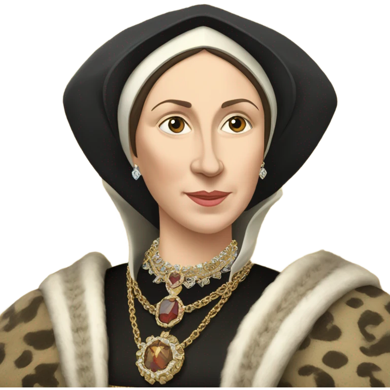 Queen Catherine of Aragon, detailed pretty emoji