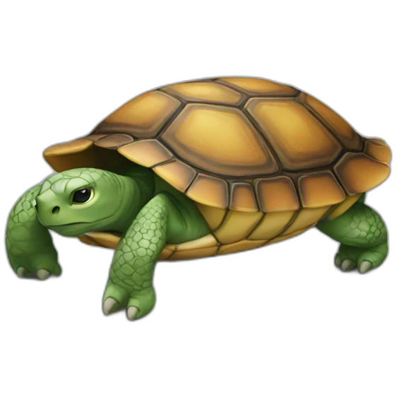 Chat sur tortue emoji