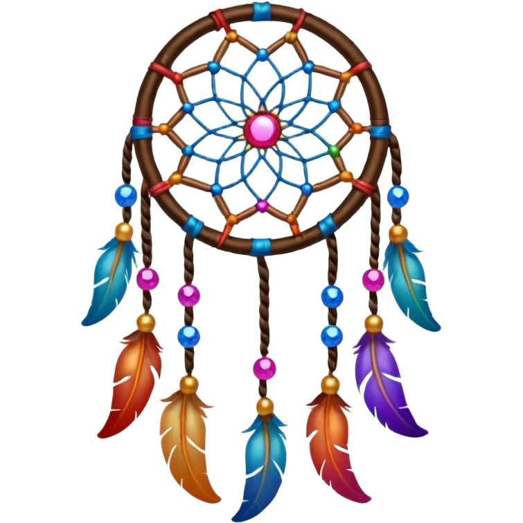 dreamcatcher with sparkles emoji