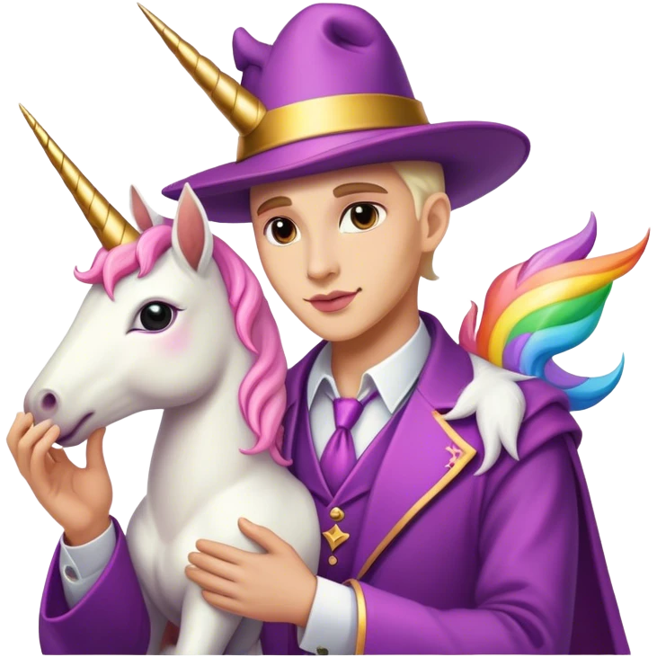 magician unicorn emoji