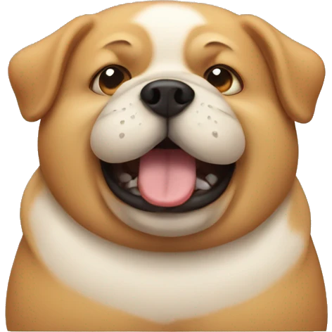 Fat dog emoji
