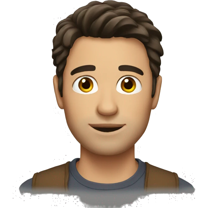 brunette man emoji