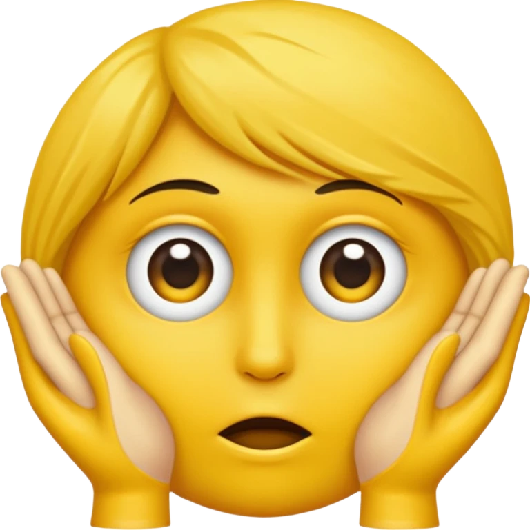 Visage jaune qui se frotte les mains avec un regard vicieux emoji