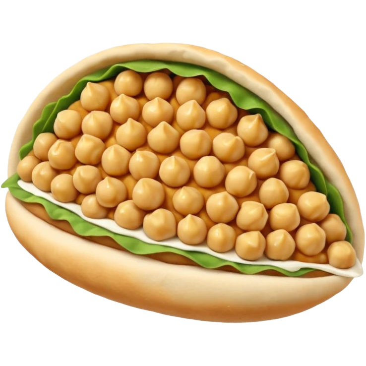 chickpeas pita emoji