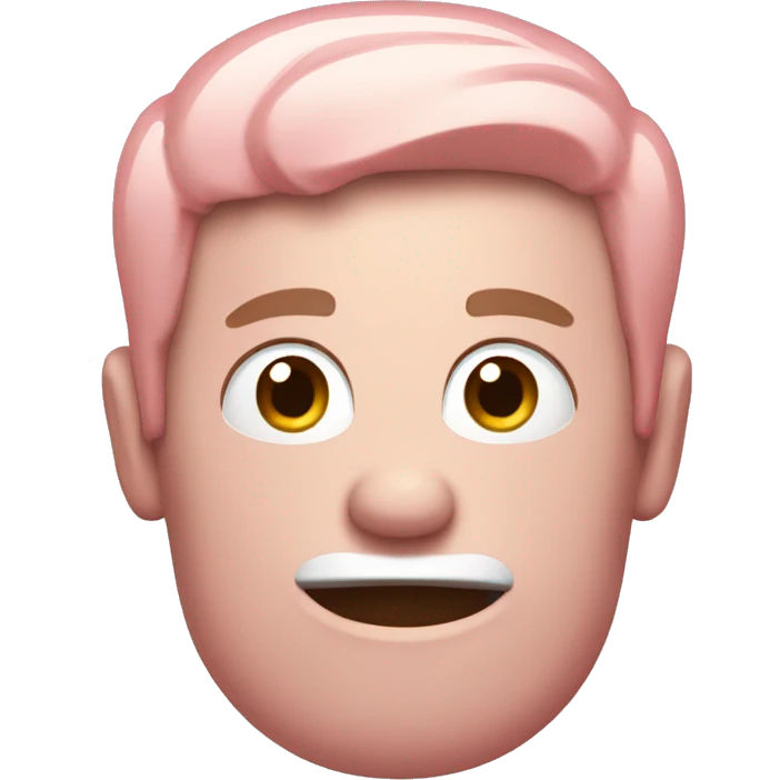 light pink dumbbel emoji