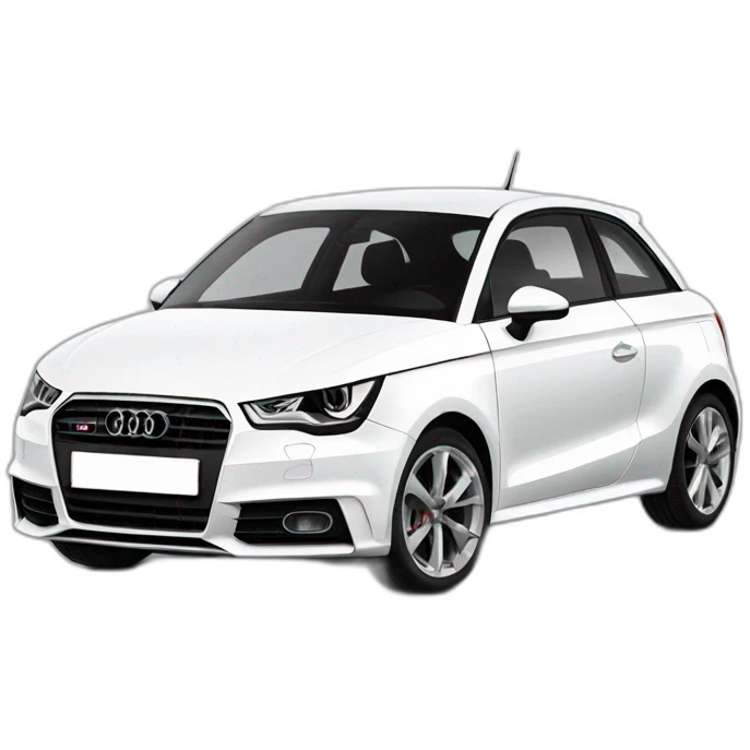 Audi a1 blanche emoji