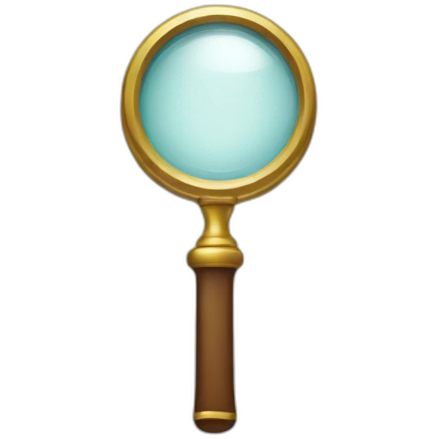 magnifying glass emoji