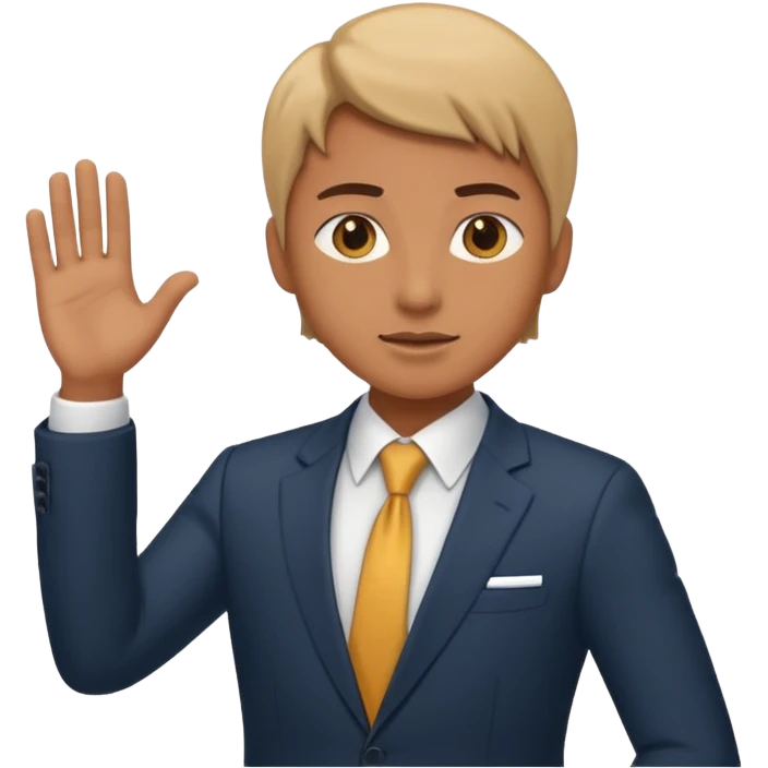 Report to the supervisor emoji