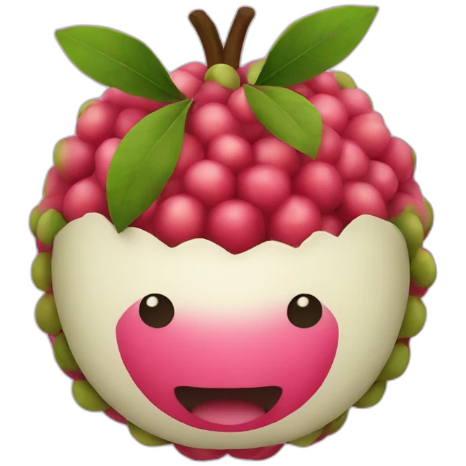 lychee emoji