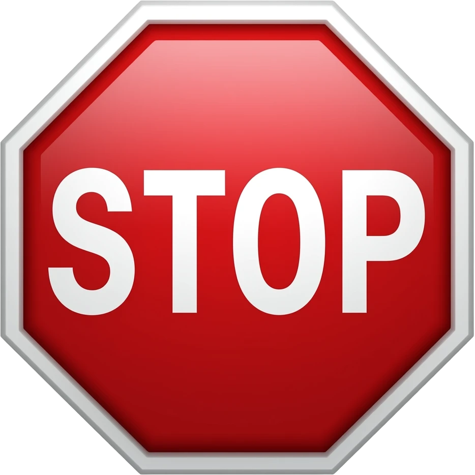 Stop Sign emoji