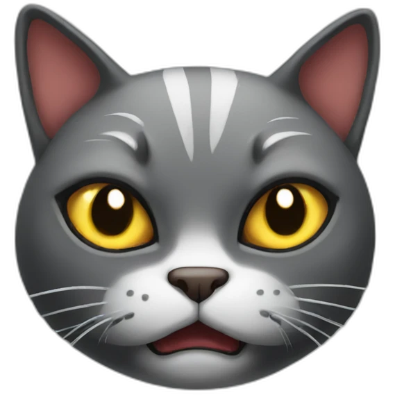 Evil cat emoji