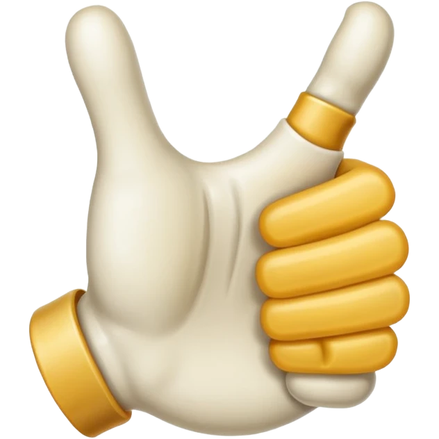 thumbs up bone emoji