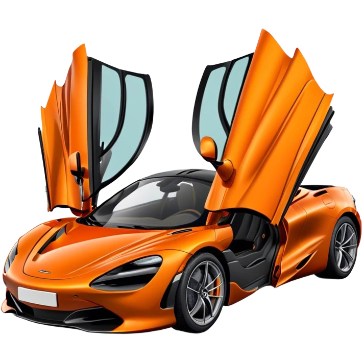 McLaren 720S - McLaren (Model Year: 2021) (Iconic colour: Orange) emoji