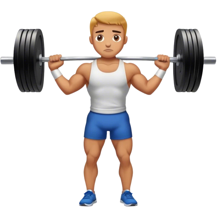 barbell shrugs emoji