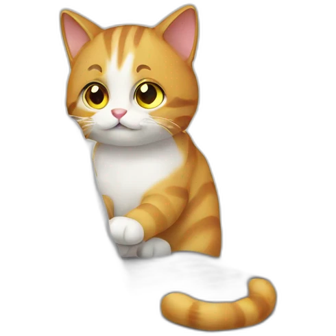 Cat using laptop emoji
