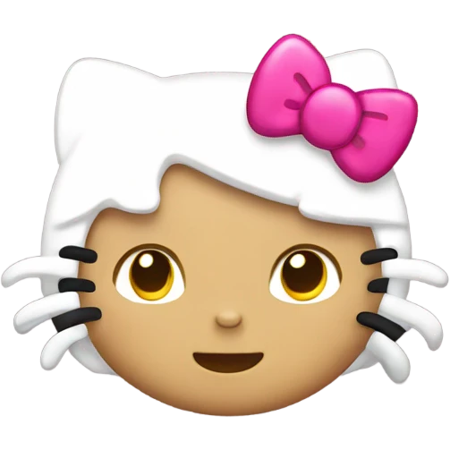 Hello kitty emoji