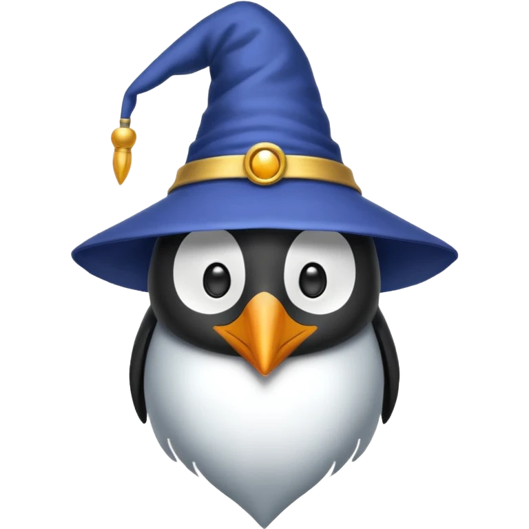 Penguin Wizard emoji