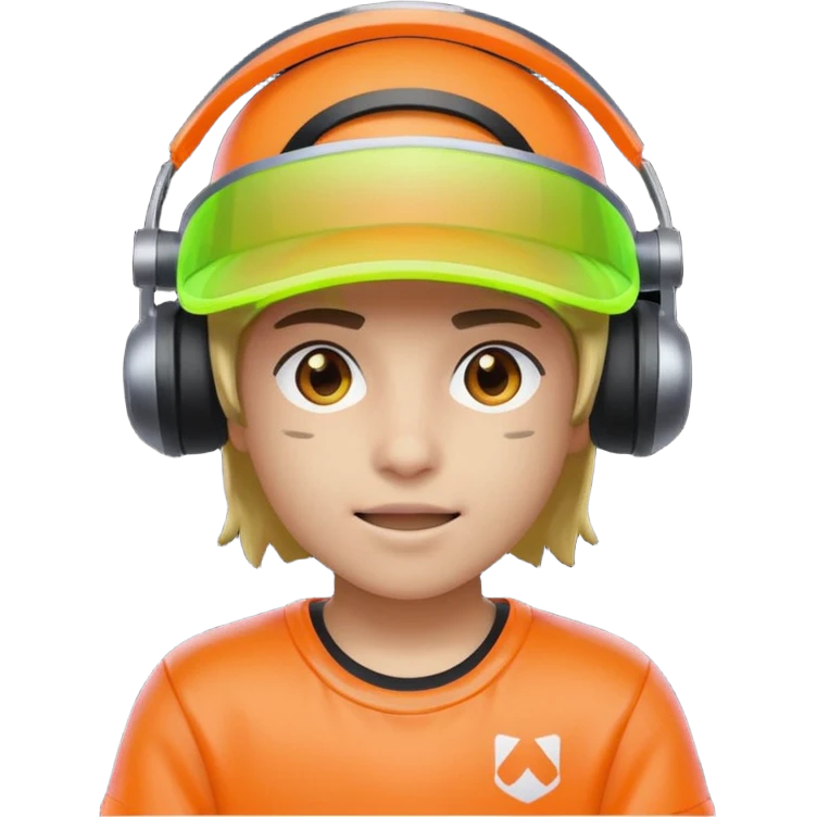 Neon Visor Gamer emoji