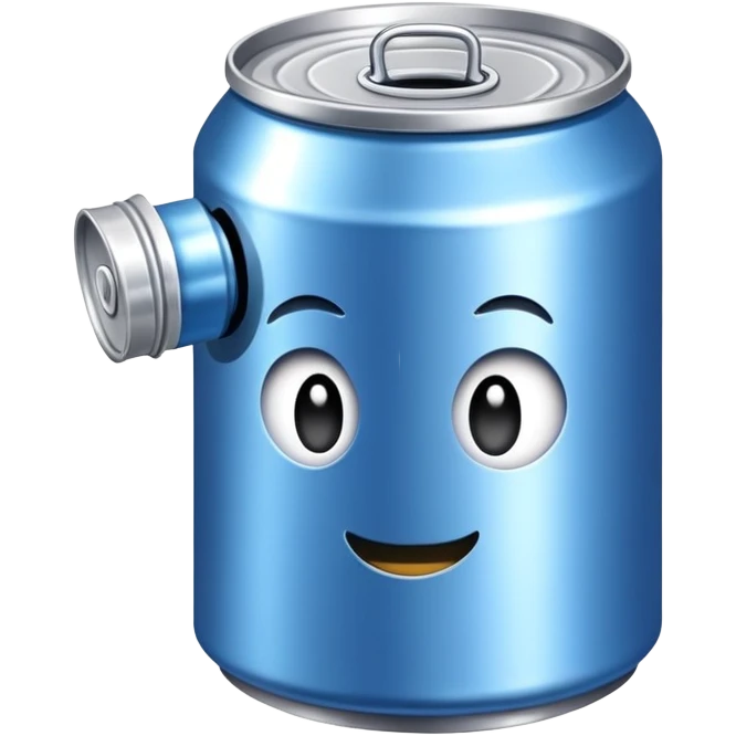 blue can emoji