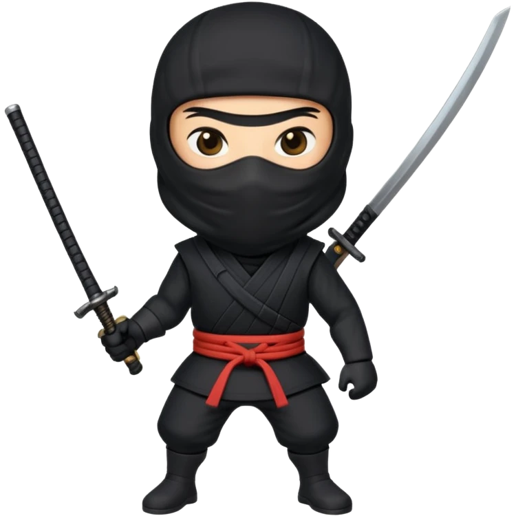 ninja with gun emoji