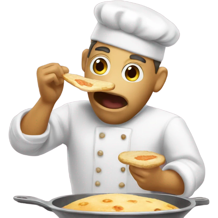 Rana comiendo pan  emoji