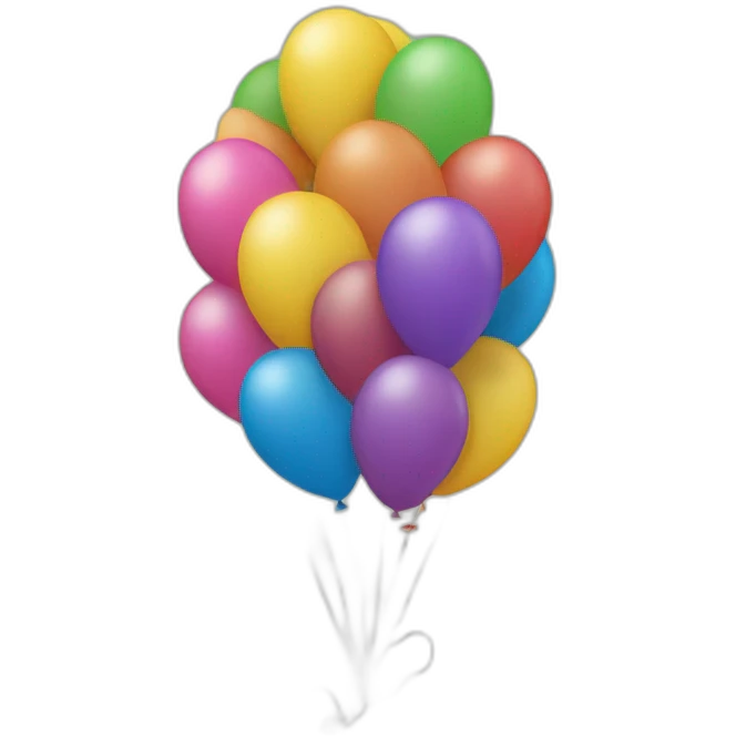 balloon-shaped-like-number-3 colored emoji