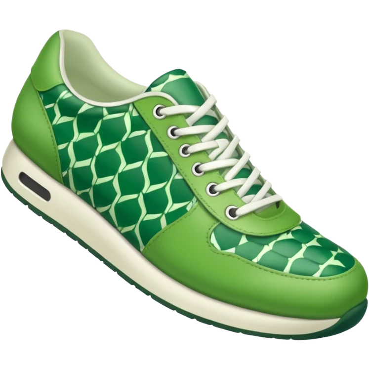green patterned shoes  emoji