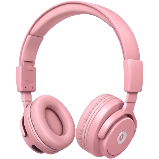 light pink headphones emoji