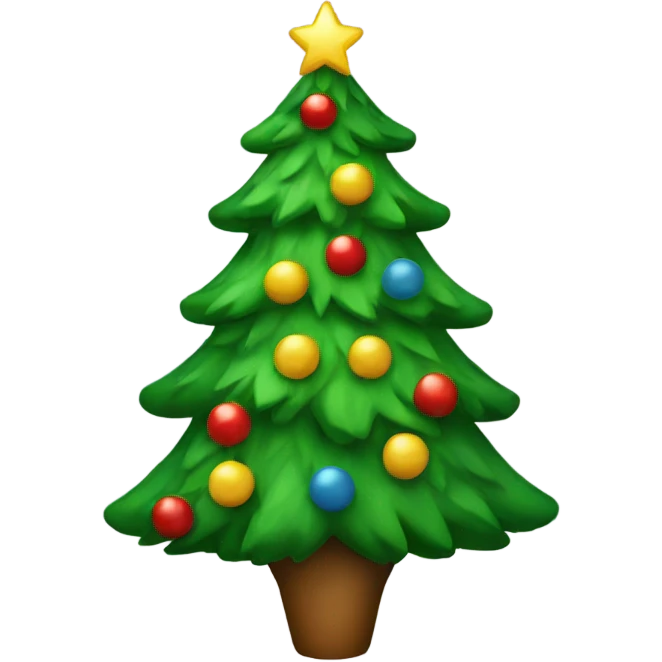 Christmas tree emoji