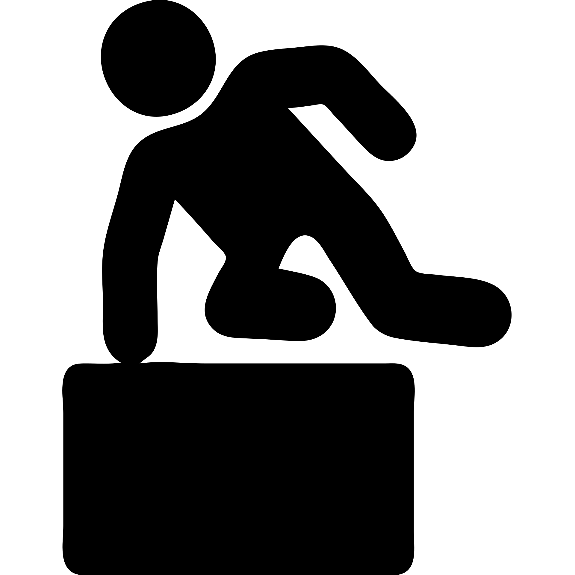 A parkour emoji