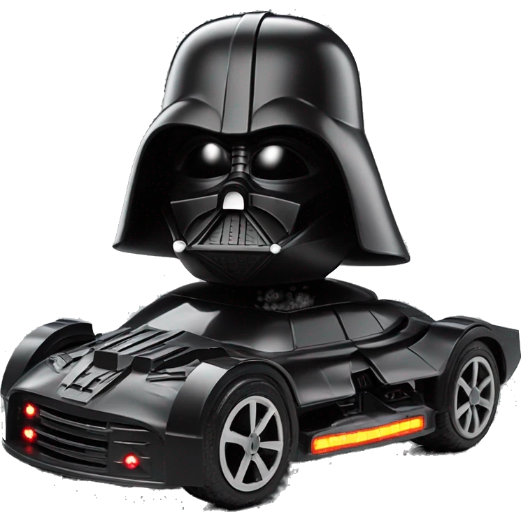 Darth Vader themed sporty Batman rc car  emoji