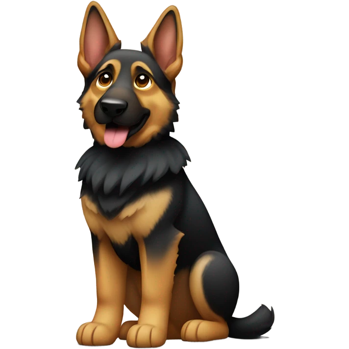 German shepherd  emoji