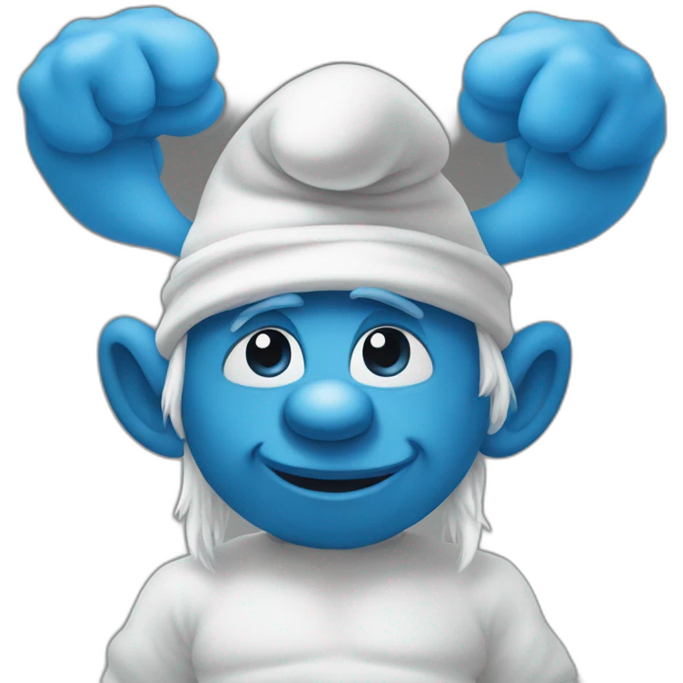 Smurf emoji