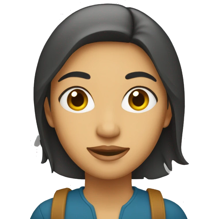 Mujer con valija emoji