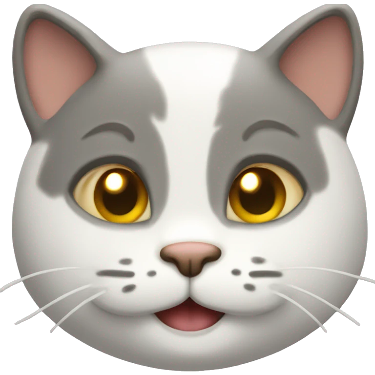 Happy cat emoji