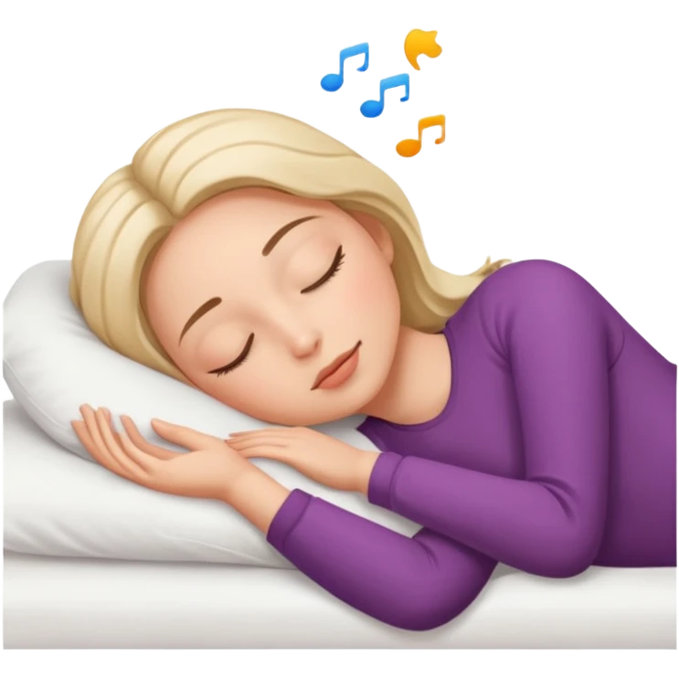woman sleeptesting emoji