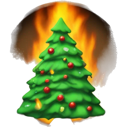 Boiling Christmas tree emoji
