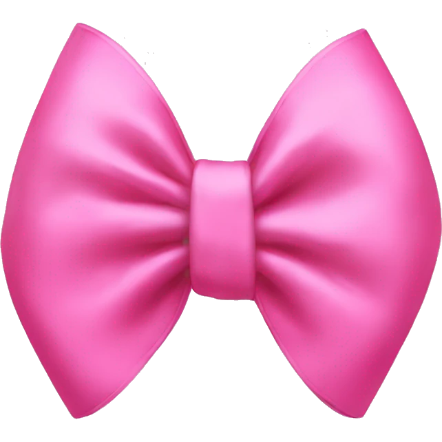 A pink bow emoji