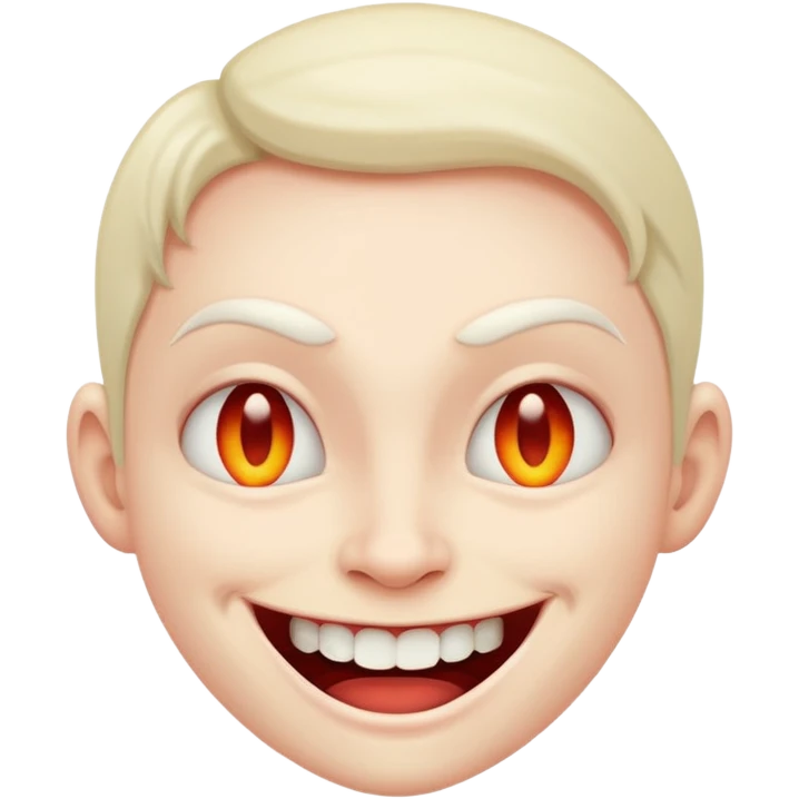 Evil gleeful emoji