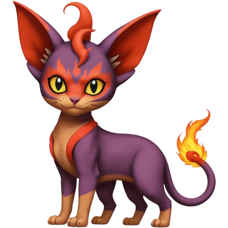 Noivern-Sphynx-Noibat-Torracat-Litten-fusion emoji