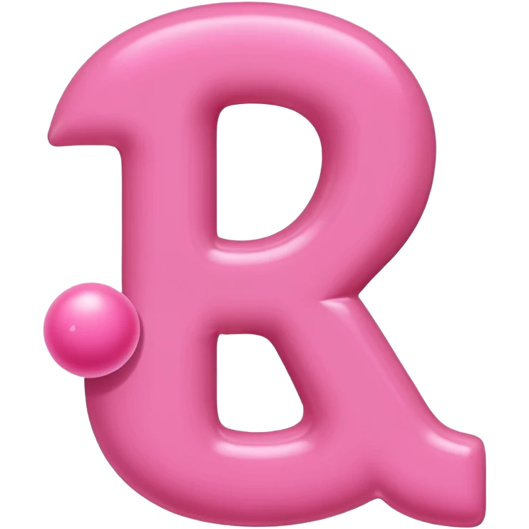 Alphabet A Pink emoji