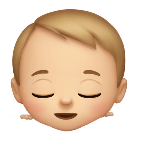 Baby sleep  emoji