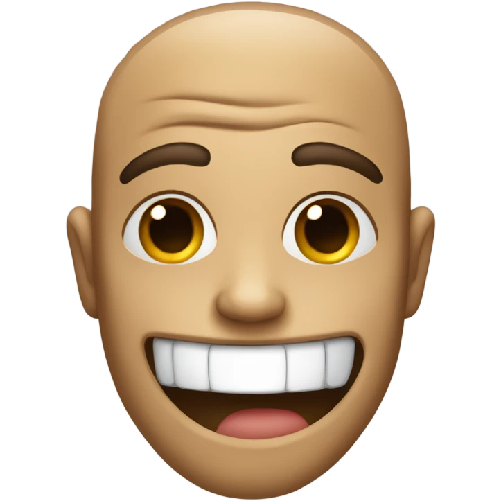 Face with a mischievous grin look to the left emoji