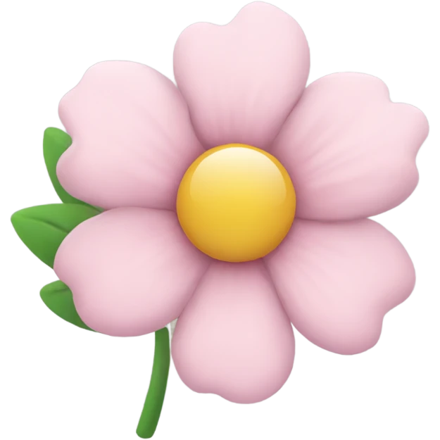 light pink flower emoji