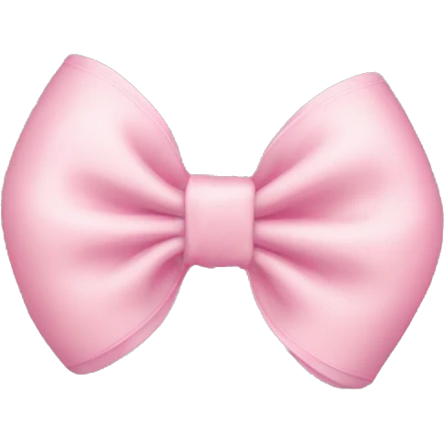 Baby pink bow emoji